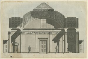 Chillington Hall: sepia tegning, nd [1789] (tegning)