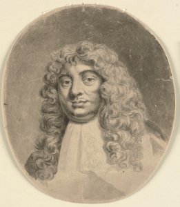 Hoved- og skulderportræt af en mand, efter et portræt fra det syttende århundrede (The Earl of Lauderdale) af John Sparrow