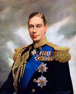 Kroningsportræt af kong George VI i 1937