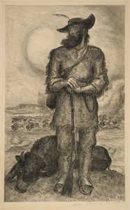The Plainsman af John Steuart Curry