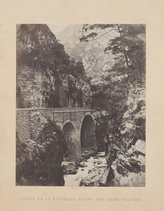 Kløften af ​​den nye Route des Eaux-Chaudes