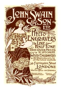 Annonce for John Swain & Son, printere, 1901.