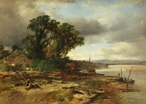 The River Avon (olie på lærred)