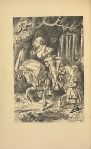Alice og den hvide ridder. af John Tenniel