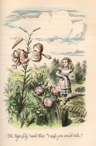 Alice i Eventyrland  Gennem spejlet af Lewis Carroll, illustreret af John Tenniel af John Tenniel