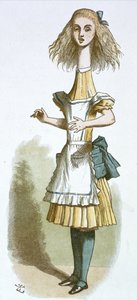 Alice med lang hals af John Tenniel