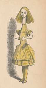 Alice med en lang hals, 1889 af John Tenniel