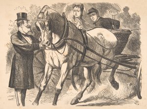 Easing the Curb Punch, 24. juli 1869, 1869. af John Tenniel