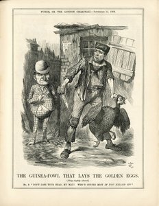 Illustration af John Tenniel (1820-1914) i Punch af John Tenniel