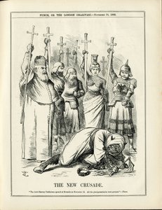 Illustration af John Tenniel (1820-1914) i Punch af John Tenniel