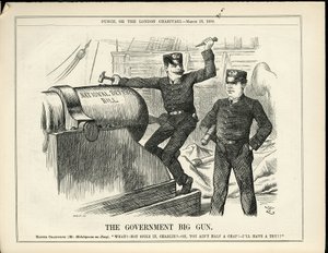 Illustration af John Tenniel (1820-1914) i Punch af John Tenniel