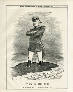 Illustration af John Tenniel (1820-1914) i Punch af John Tenniel