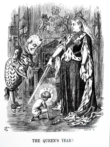 Dronning Victorias diamantjubilæum af John Tenniel