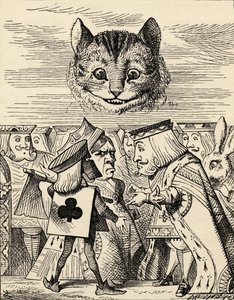 The King of Hearts argumenter with the Executioner, fra 