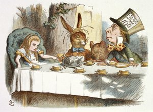 The Mad Hattemagers teselskab af John Tenniel