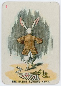 Kaninen løber væk af John Tenniel