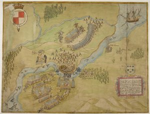 Bomuld Augustus I ii 38, Farvetegning af slaget ved Ballyshannon