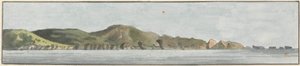 The Start Point, North East by North (en af fem tegninger på en montering) af John Thomas Serres