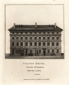 Craven House, Craven Buildings, Drury Lane, London af John Thomas Smith