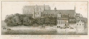 Østlig udsigt over Westminster fra vandet af John Thomas Smith