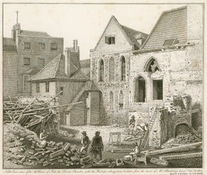 Nordøst udsigt over det gamle House of Lords og Prince