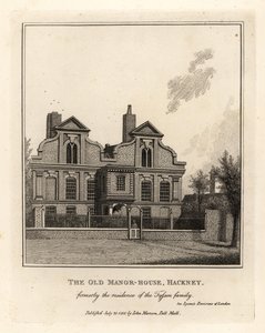 The Old Manor House, Hackney, tidligere bolig for familien Tyssen af John Thomas Smith