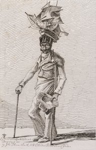 Joseph Johnson, fra Etchings of Remarkable Beggars, Itinerant Traders and Other Persons..., 1815 9 af John Thomas after Smith