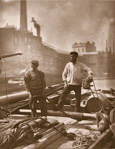 Arbejdere på "Silent Highway", fra "Street Life in London", 1877-78 (woodburytype) af John Thomson