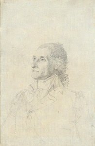 (Uidentificeret mand - muligvis Washington?) af John Trumbull
