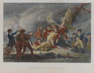 General Montgomerys død, 1775 af John Trumbull