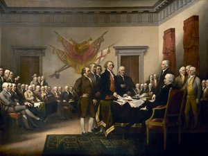 Uafhængighedserklæring af John Trumbull
