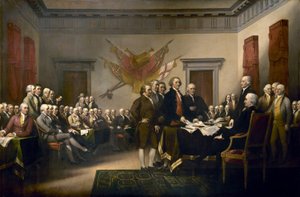 Uafhængighedserklæring af John Trumbull