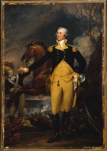 George Washington vor der Schlacht von Trenton af John Trumbull