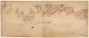 Nøgle til af John Trumbull