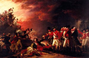 Sortie foretaget af garnisonen i Gilbraltar af John Trumbull