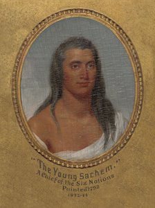 Der junge Sachem, ein Häuptling der Sechs Nationen af John Trumbull