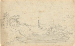 Uden titel, fra folio: Skitser i Frankrig og Tyskland, et af 22 ark i Folio B af John Trumbull