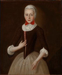 Ung moravisk pige, ca. 1755-1760. af John Valentine Haidt