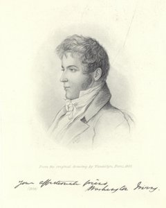 Portræt af Washington Irving af John Vanderlyn