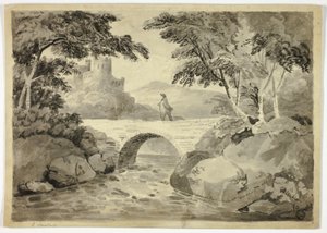 Kidwelly Castle, Sydwales af John Varley