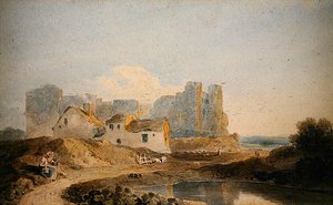 Redland Castle af John Varley