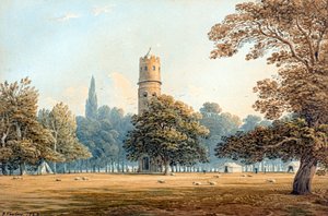 Tårnet i Berkhampstead af John Varley