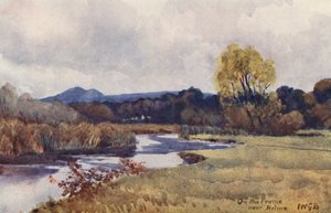 Creech Barrow, fra Holme (farvelitografi)