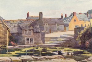 Old Mill, Swanage (farvelitografi) af John W.G. Bond