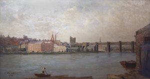 Newcastle upon Tyne fra sydvest, 1884 af John Wallace