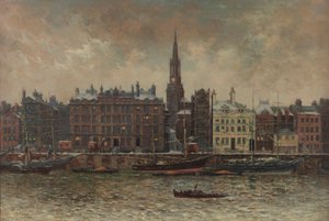 Quayside, Newcastle upon Tyne, 1886 af John Wallace