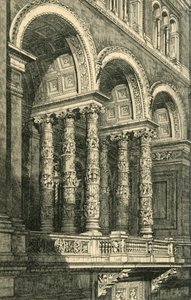 Central Recess in the Principal Quadrangle, c1860