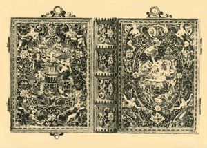 Guld bogomslag, 1800-tallet, 1881.