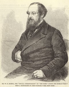 Portræt af Sir William Howard Russell af John Watkins