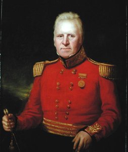 Portræt af Sir David Baird (1757-1829) iført den ærede East India Company guldmedalje fra den egyptiske kampagne i 1801 (olie på lærred)